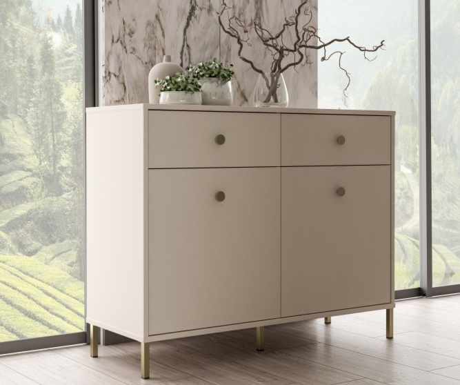 Dwudrzwiowa komoda z dwoma szufladami Salvatrice 221