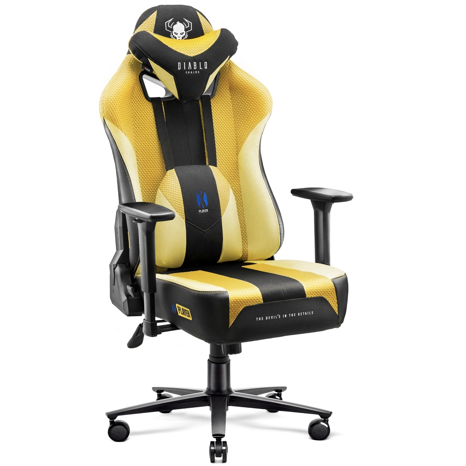 Fotel gamingowy Diablo X-Player 2.0 Normal Size Dark Sunflower
