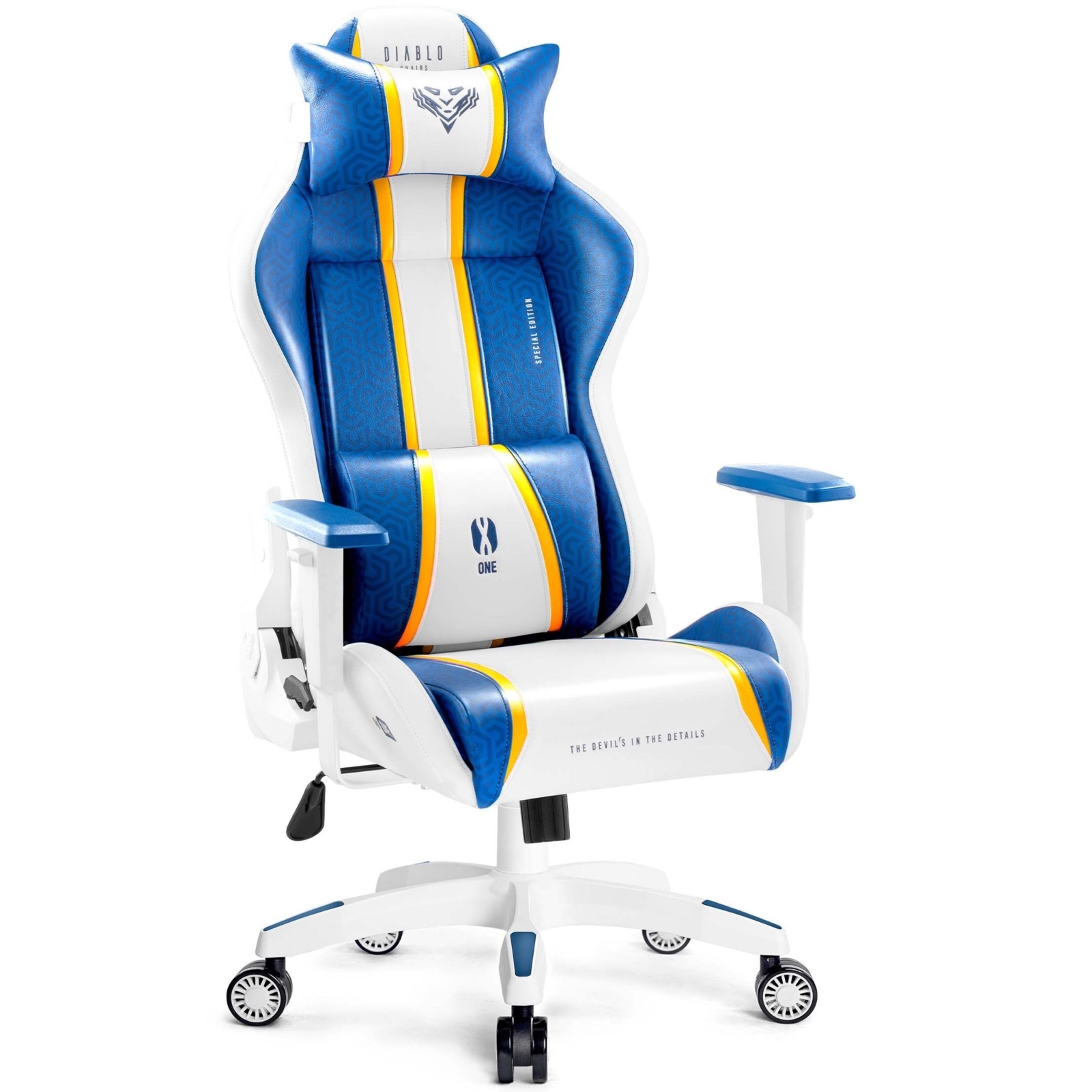 Fotel gamingowy Diablo X-One 2.0 Normal Size Aqua Blue