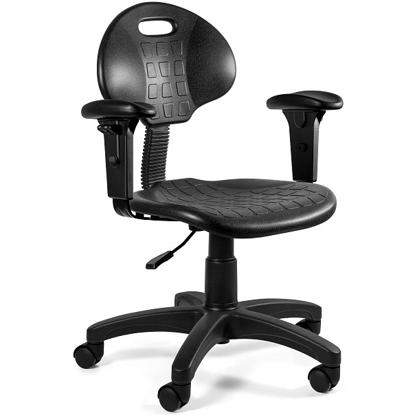 Фото - Комп'ютерне крісло Unique Krzesło laboratoryjne z regulowanymi podłokietnikami Gorion R 