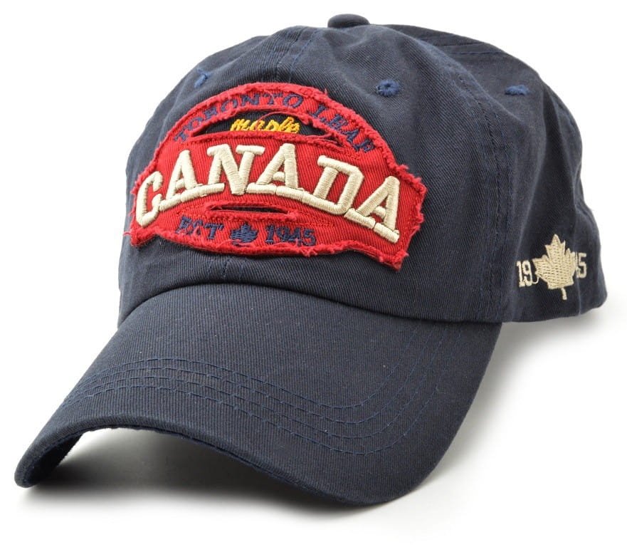 Czapka z daszkiem canada bejsbolówka granatowa cz-8b