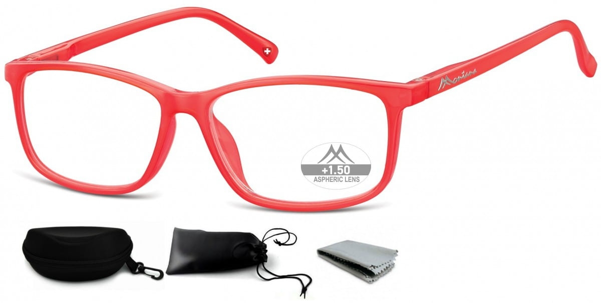 Asferyczne okulary do czytania montana plusy mr62g moc: +2