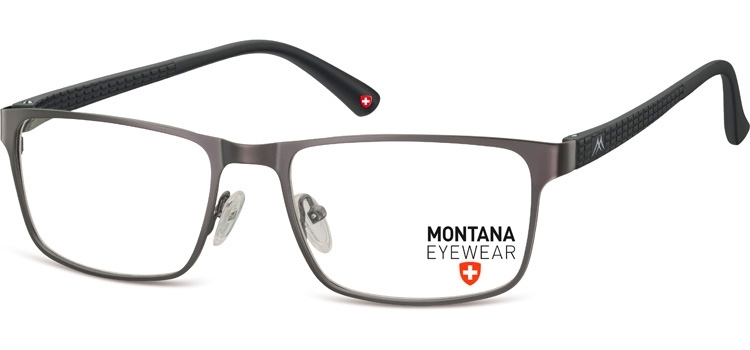 Okulary oprawki prostokątne optyczne montana mm610c grafitowe