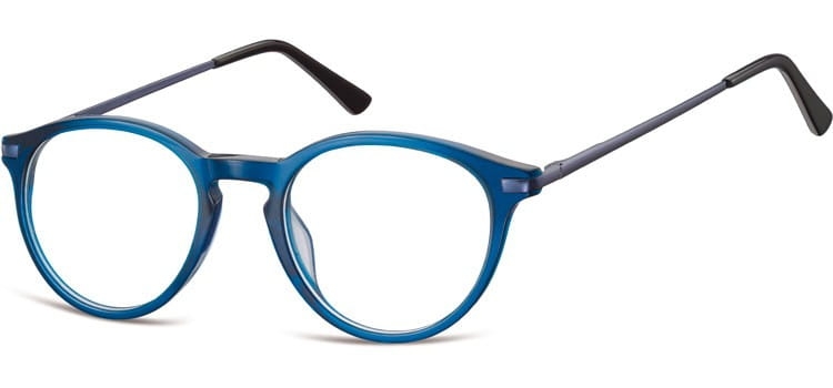Okrągłe okulary oprawki zerowki korekcyjne sunoptic ac50d