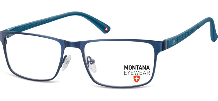 Okulary oprawki prostokątne optyczne montana mm610a granatowe