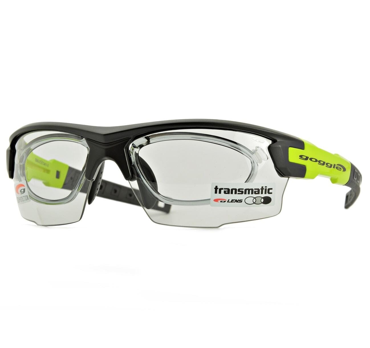 Fotochromowe okulary przeciwsłoneczne + ramka korekcyjna goggle e843-2r