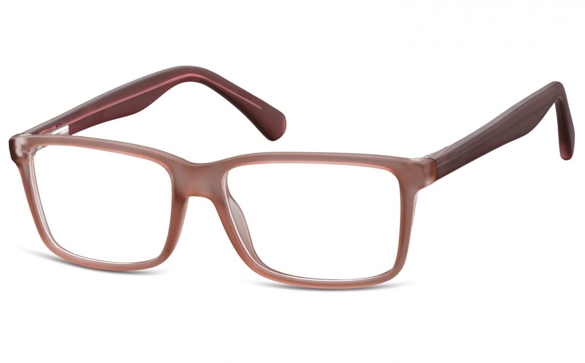 Okulary oprawki korekcyjne nerdy zerówki flex sunoptic cp162b brązowe