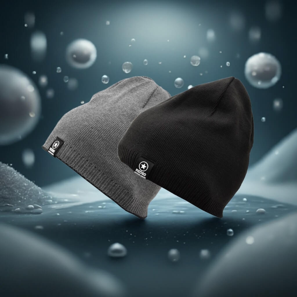 Dwustronna męska zimowa czapka szary/czarny - l/xl redsd st-514d