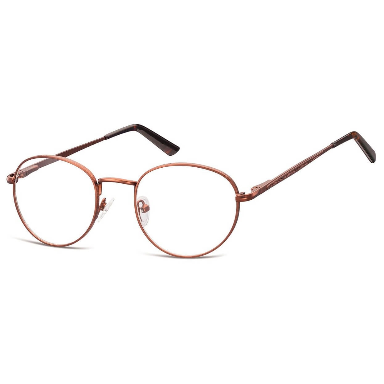 Lenonki zerowki oprawki okulary korekcyjne 976d brazowe