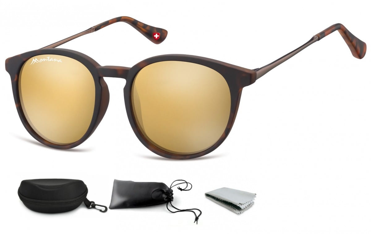 Okulary dziecięce lenonki unisex lustrzanki matowe cs71d