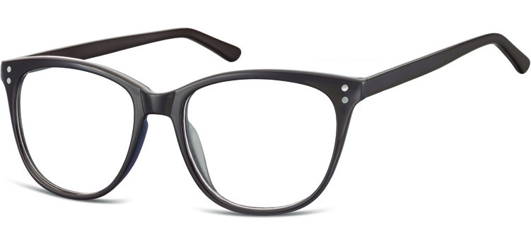 Okulary oprawki zerówki korekcyjne unisex sunoptic ac22c ciemny brązowy