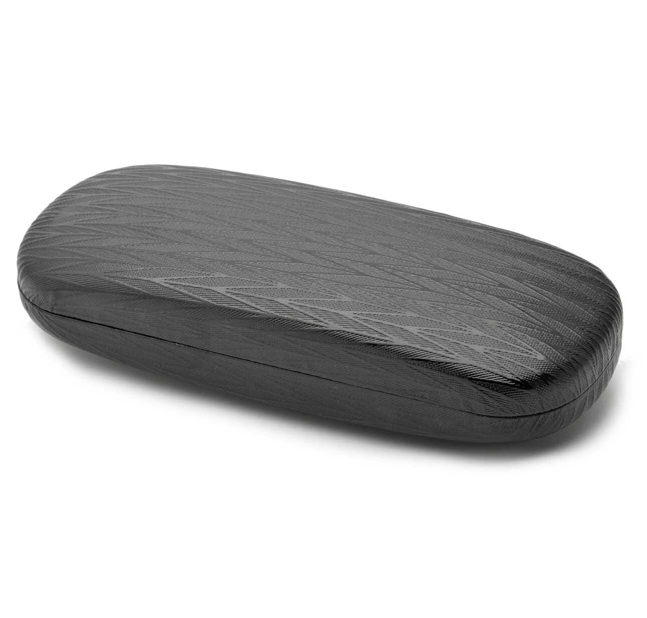 Twarde etui futerał na okulary czarne et-1031d