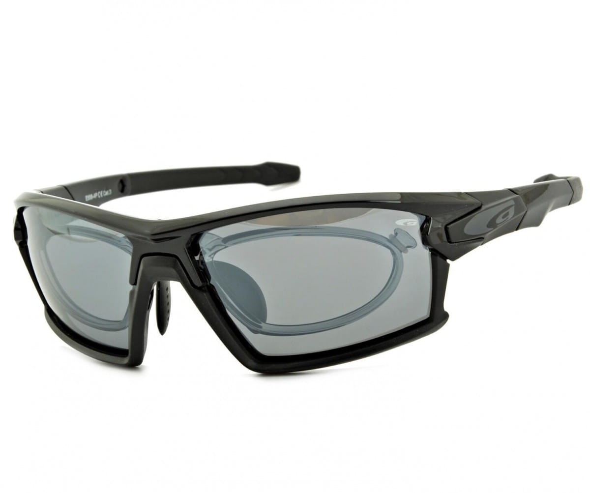 Okulary sportowe z ramką korekcyjną polaryzacyjne goggle e558-4pr