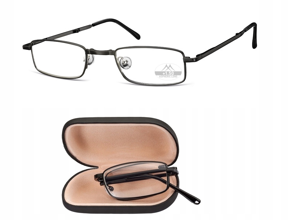 Składane asferyczne okulary do czytania montana rf25b moc: +3.5