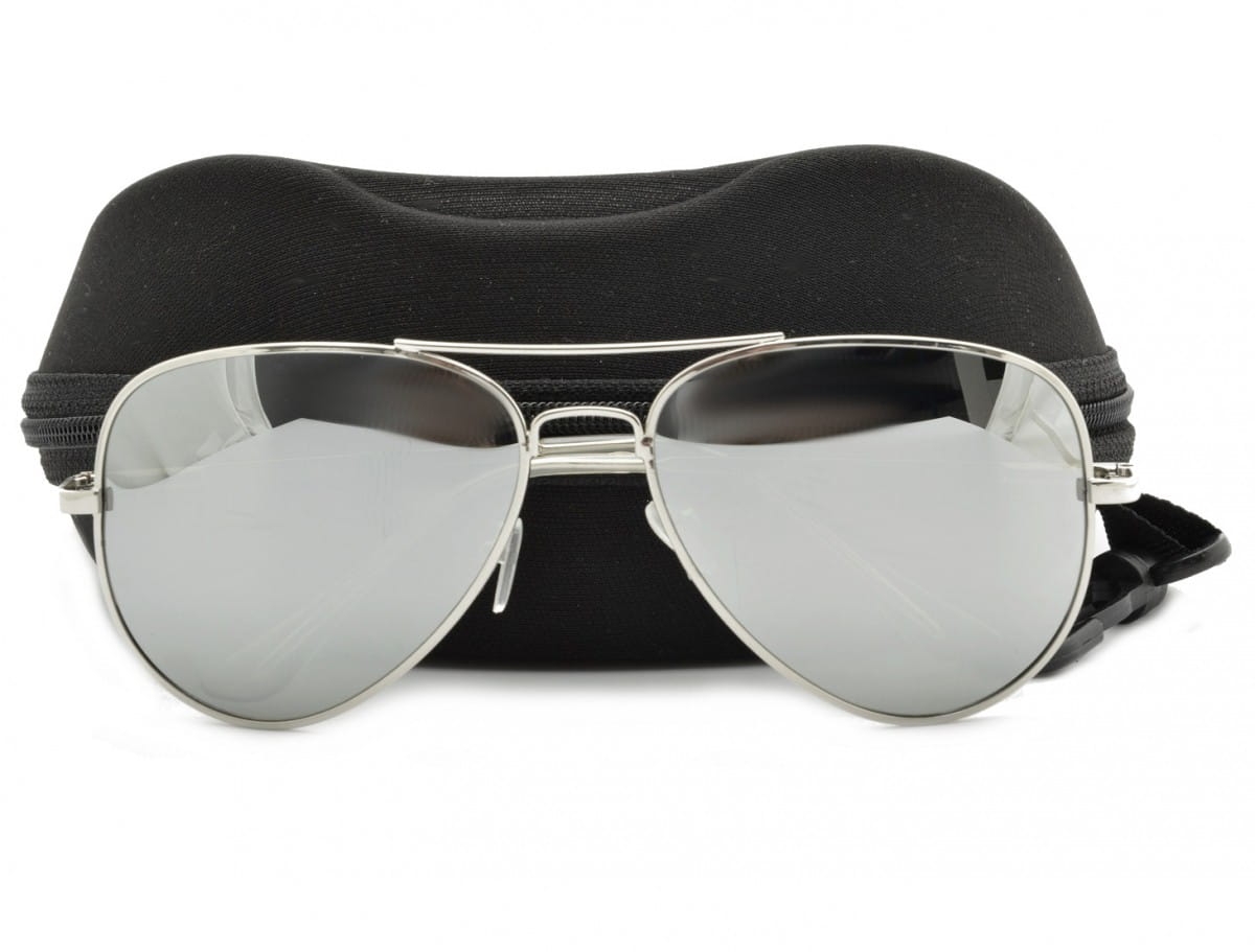 Pilotki polaryzacyjne aviator lustrzanki stp17