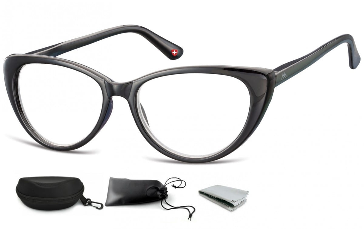 Plusy okulary do czytania kocie mr64 moc: +3