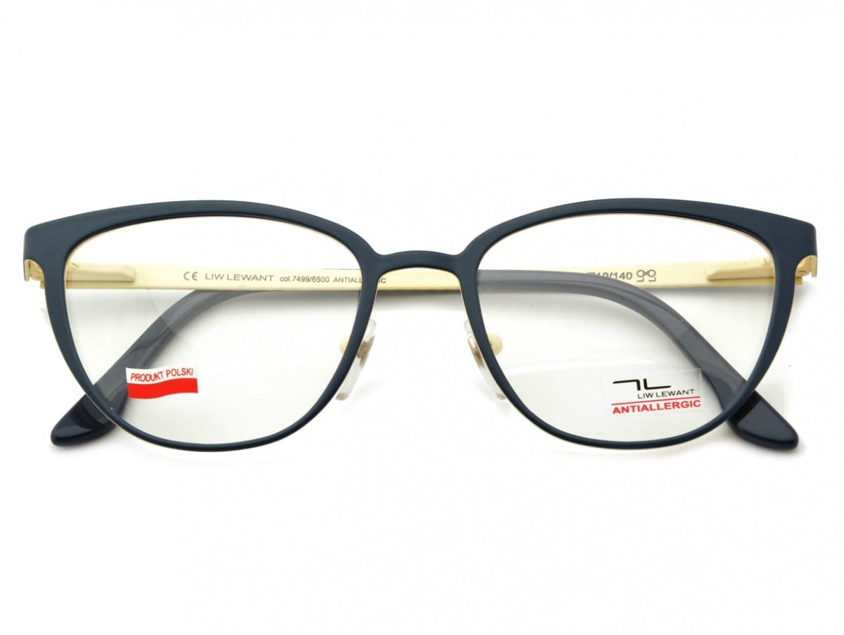 Damskie okulary kocie oprawki korekcyjne liw lewant 3804
