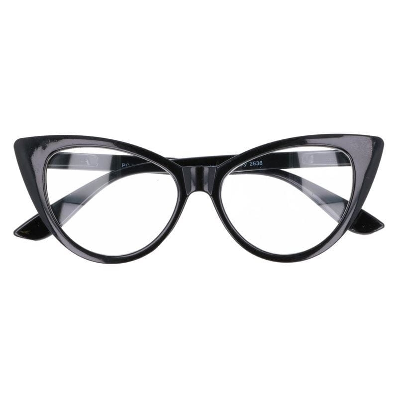 Okulary kocie oczy damskie zerówki st212