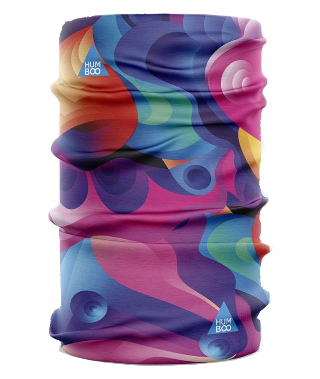 Komin szal chusta szalik kominiarka cienki lekki - sc.04 colour waves