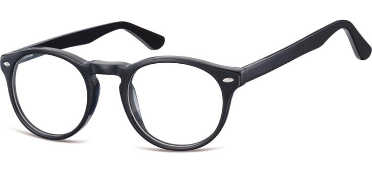 Okrągłe okulary oprawki zerowki korekcyjne sunoptic ac46a