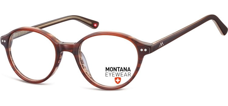 Okragle okulary oprawki optyczne, korekcyjne montana ma70e