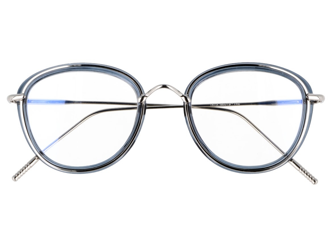 Oprawki okulary z filtrem zerówki z antyrefleksem owalne - ala lenonki  2269-6