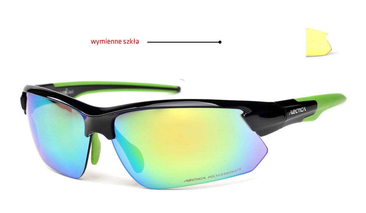 Okulary arctica s-293b wymienne szkła lustrzane