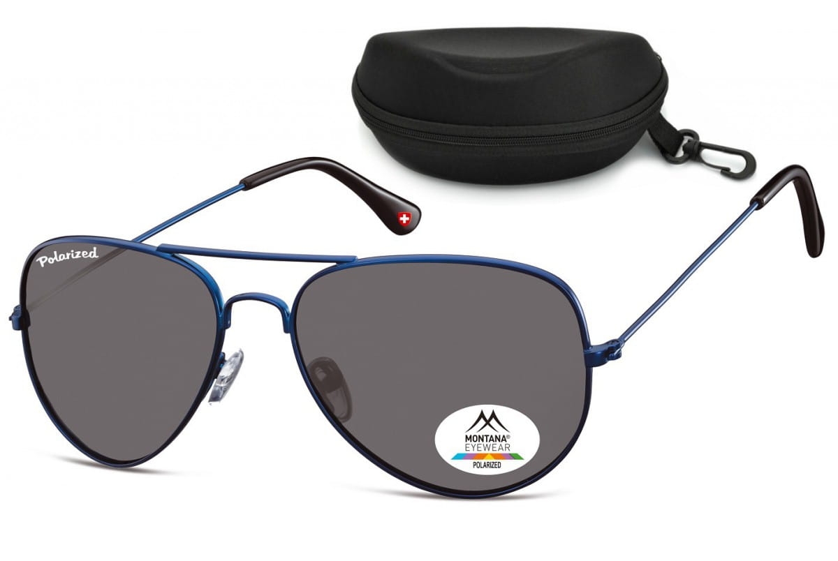 Okulary pilotki aviator polaryzacyjne montana mp96d