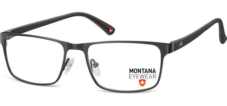 Okulary oprawki prostokątne optyczne montana mm610 czarne