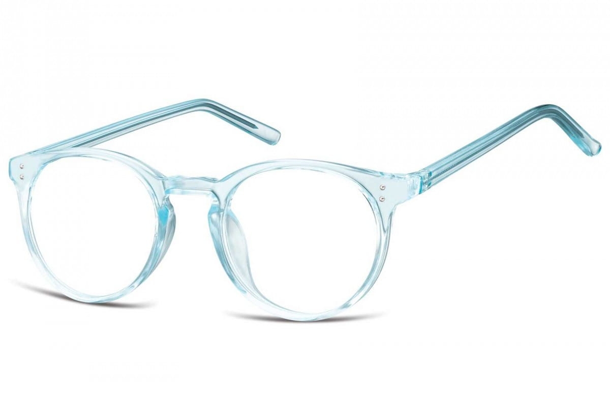 Okulary oprawki korekcyjne lenonki zerówki transparentne sunoptic cp123a