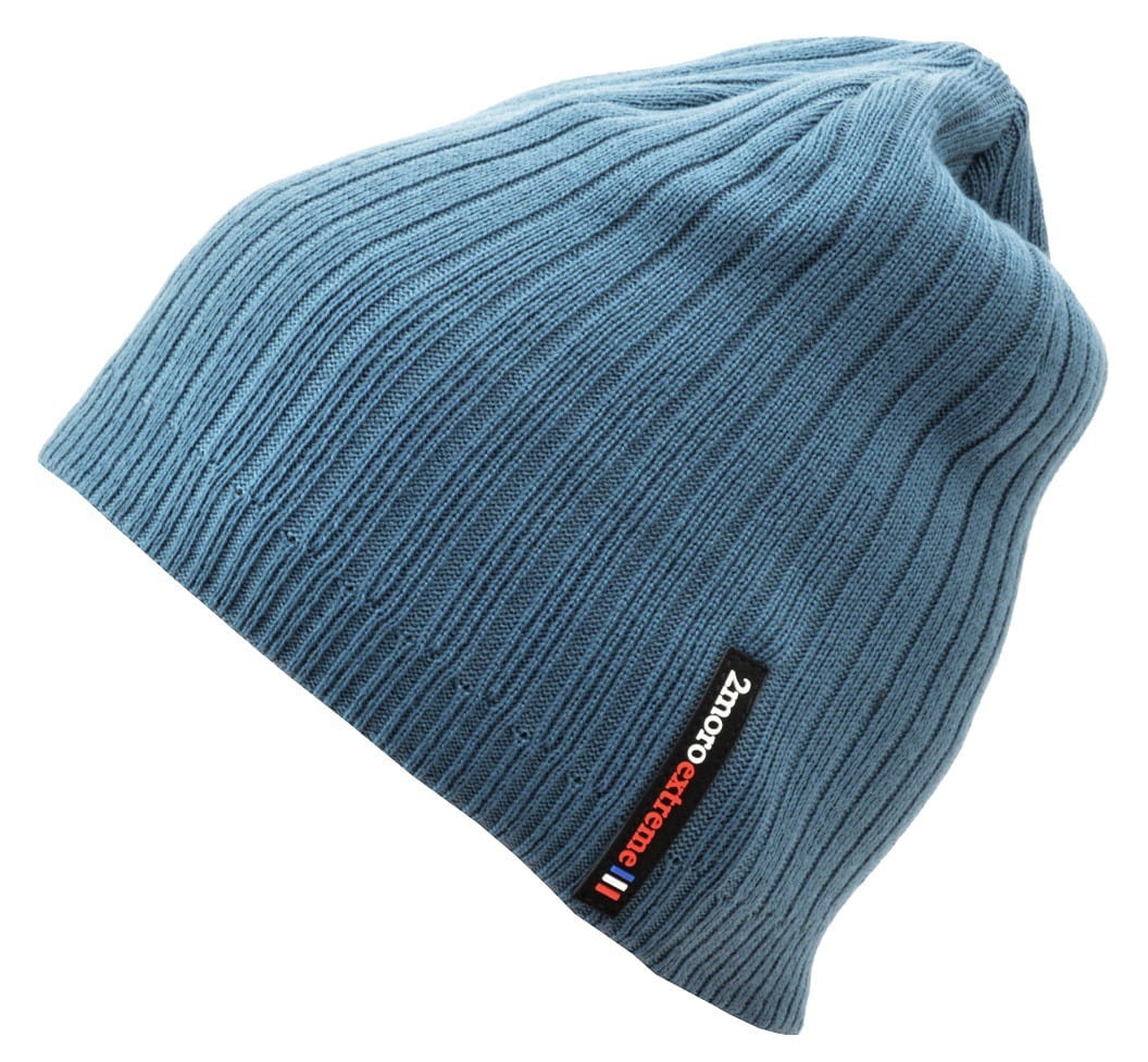 Męska zimowa czapka niebieska z polarem - l/xl extreme st-555