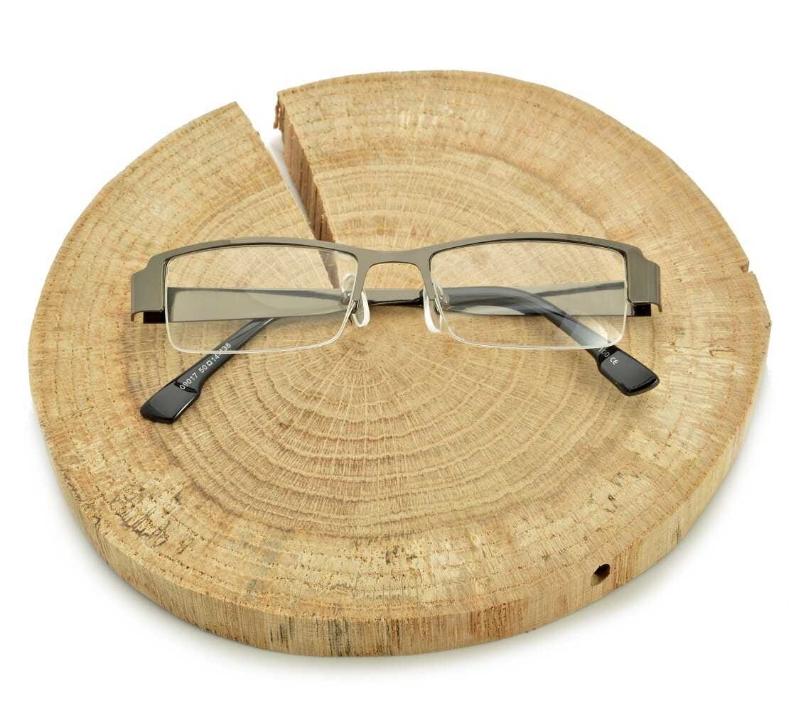 Minusy okulary korekcyjne metalowo-żyłkowe st309 moc: -3