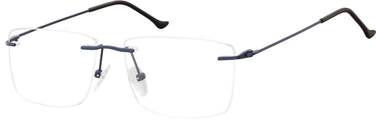  bezramkowe okulary oprawki korekcyjne sunoptic 988c ciemnogranatowe