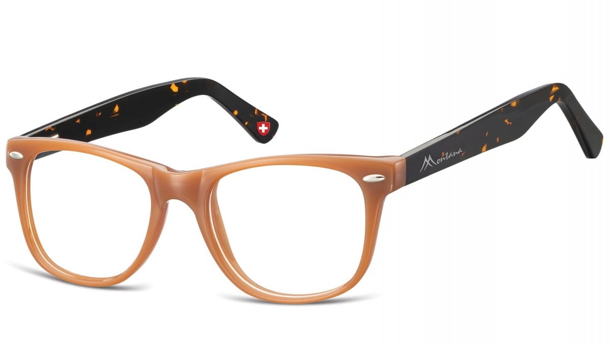 Okulary oprawki optyczne korekcyjne nerdy montana ma61f brąz+szylkret