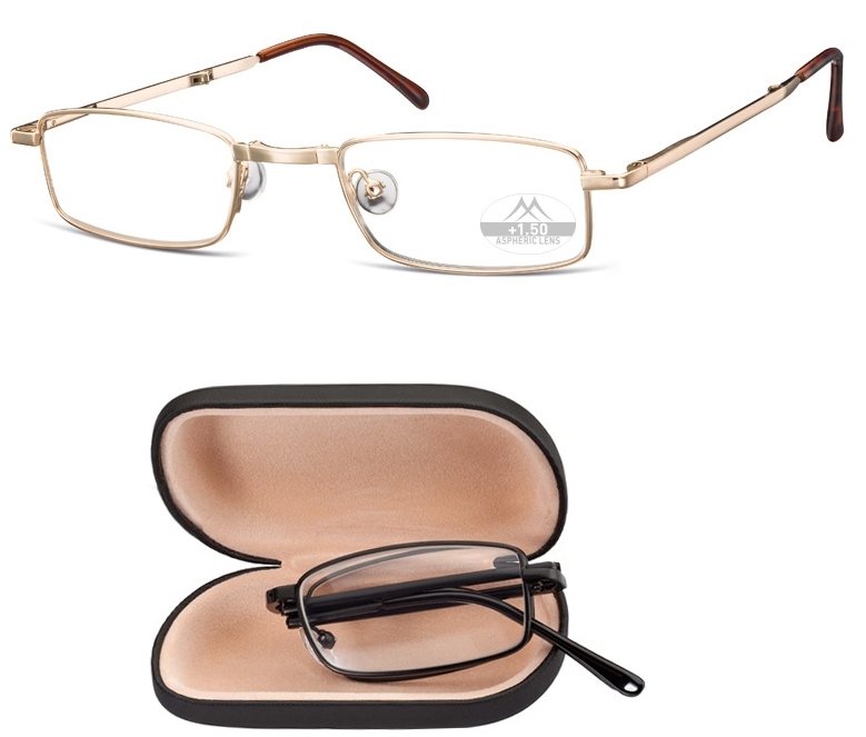 Składane asferyczne okulary do czytania montana rf25 moc: +3