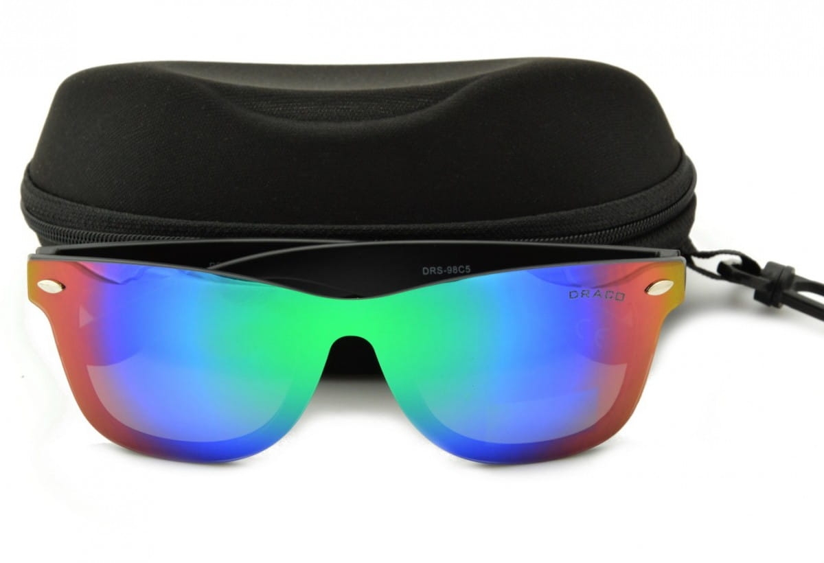 Okulary pełne lustro nerdy polaryzacyjne lustrzane std-24