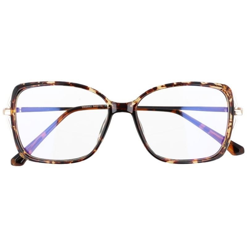 Okulary damskie  z filtrem blue light do komputera zerówki 2544-1
