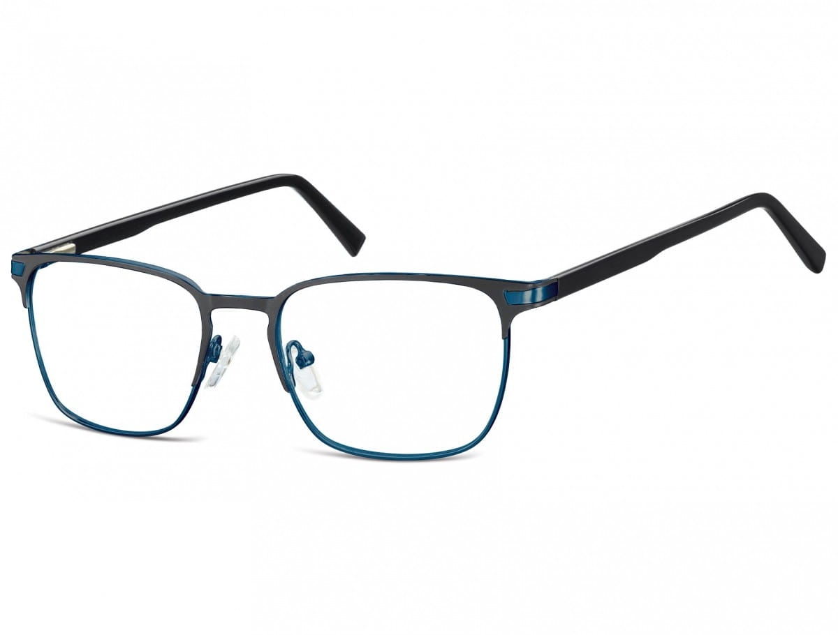 Okulary oprawki optyczne korekcyjne sunoptic 917g niebiesko-czarne