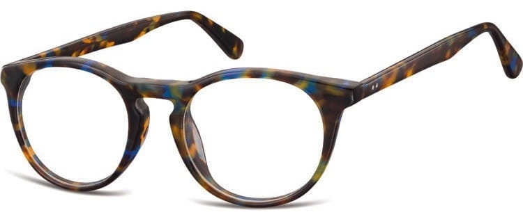 Okrągłe okulary oprawki zerowki korekcyjne sunoptic ac45h