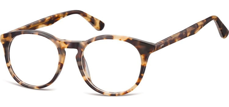 Okrągłe okulary oprawki zerowki korekcyjne sunoptic ac45b