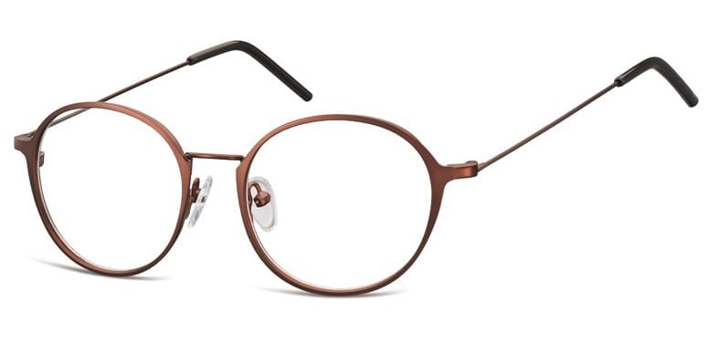 Lenonki zerowki oprawki okulary korekcyjne 971c brazowe