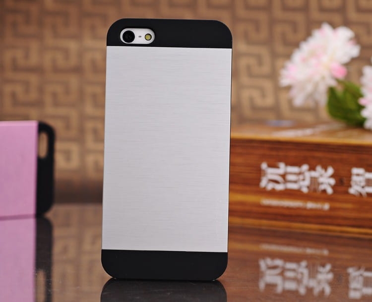 Iphone 5 / ipod 5g aluminiowe etui srebrne motomo