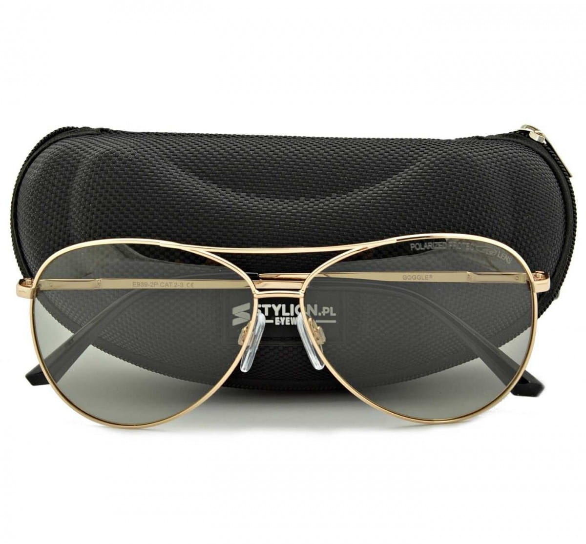 Okulary fotochromowe polaryzacja pilotki e939-2p goggle