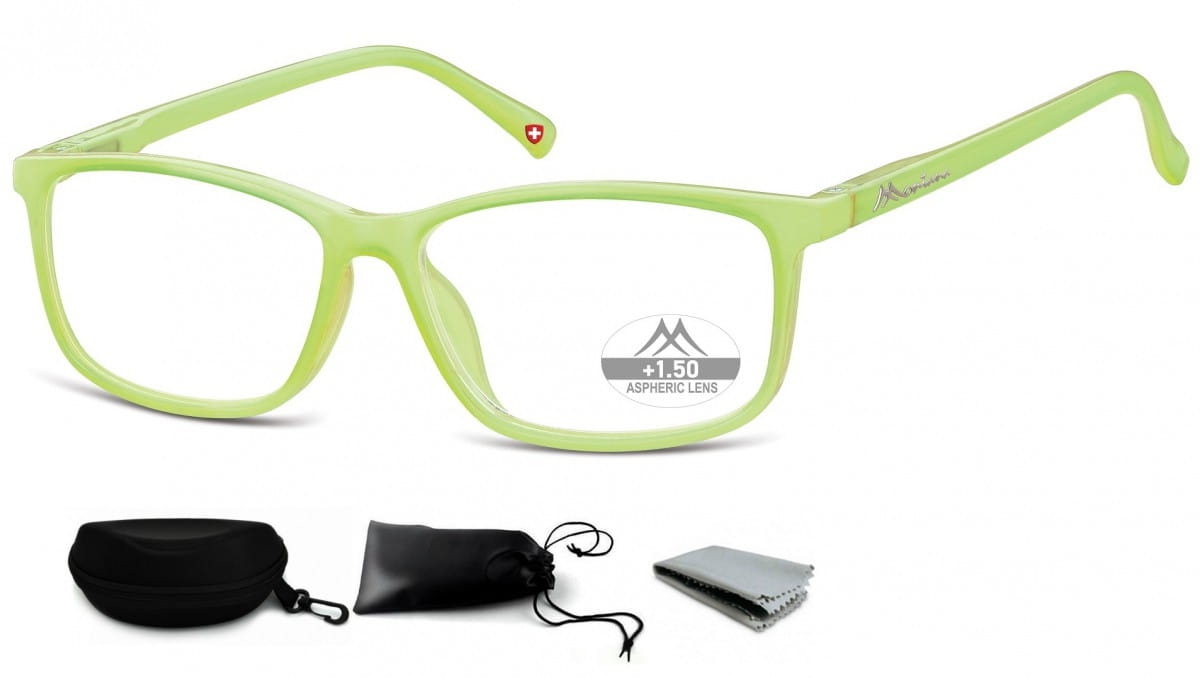 Asferyczne okulary do czytania montana plusy mr62d moc:+1