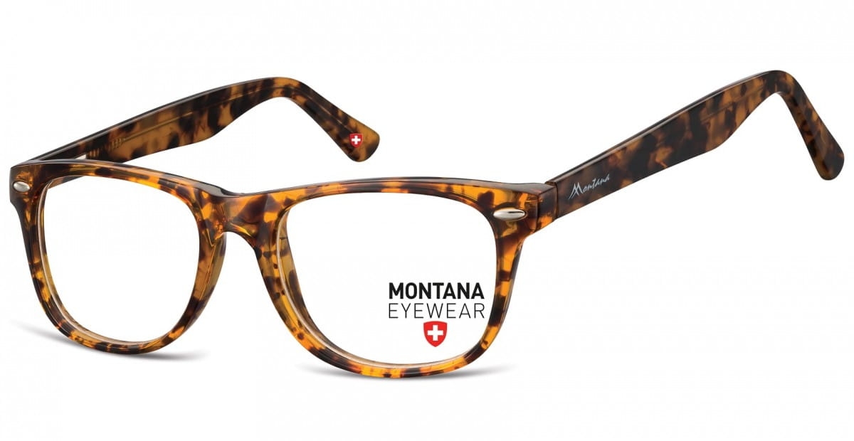 Okulary oprawki optyczne korekcyjne nerdy montana ma61e bursztynowe