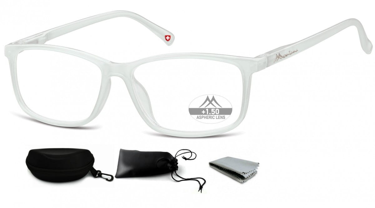 Asferyczne okulary do czytania montana plusy mr62 moc: +2