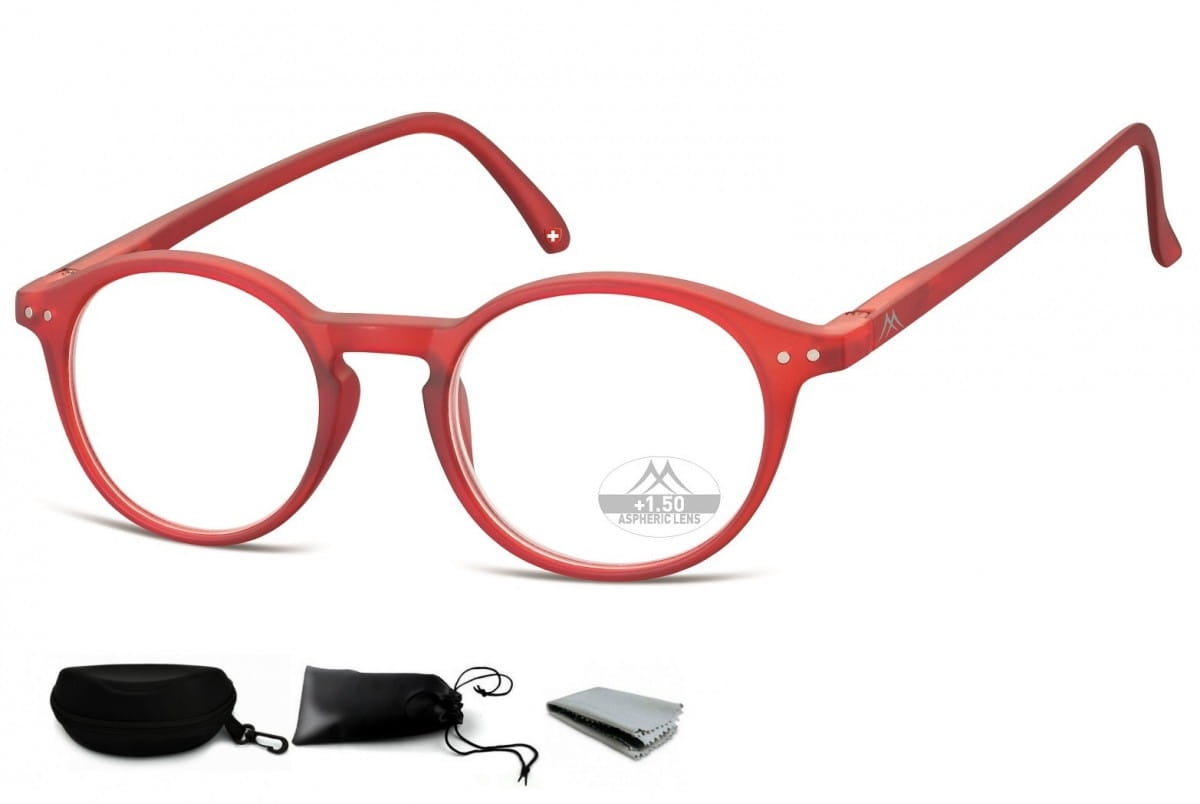 Asferyczne okulary lenonki do czytania montana plusy mr65c moc: +3,5