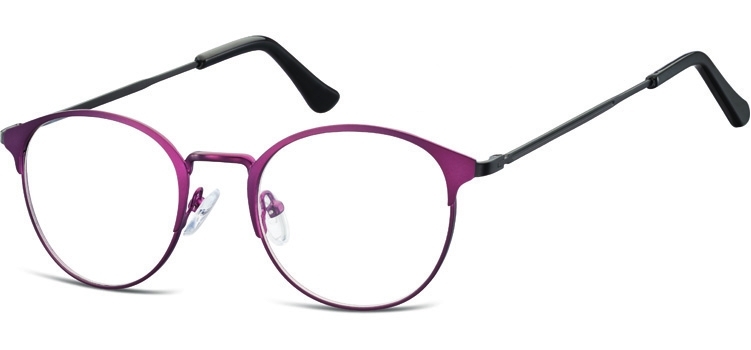 Oprawki okularowe lenonki damskie stalowe sunoptic 973g fioletowe