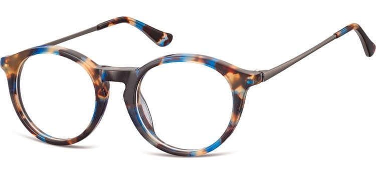 Okrągłe okulary oprawki zerowki korekcyjne sunoptic ac47e