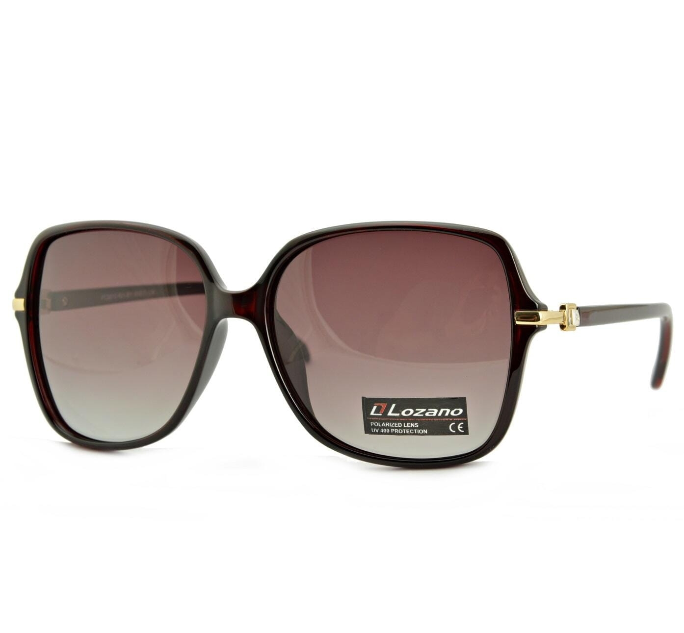 Okulary lozano damskie lz-pt28010-r polaryzacyjne muchy